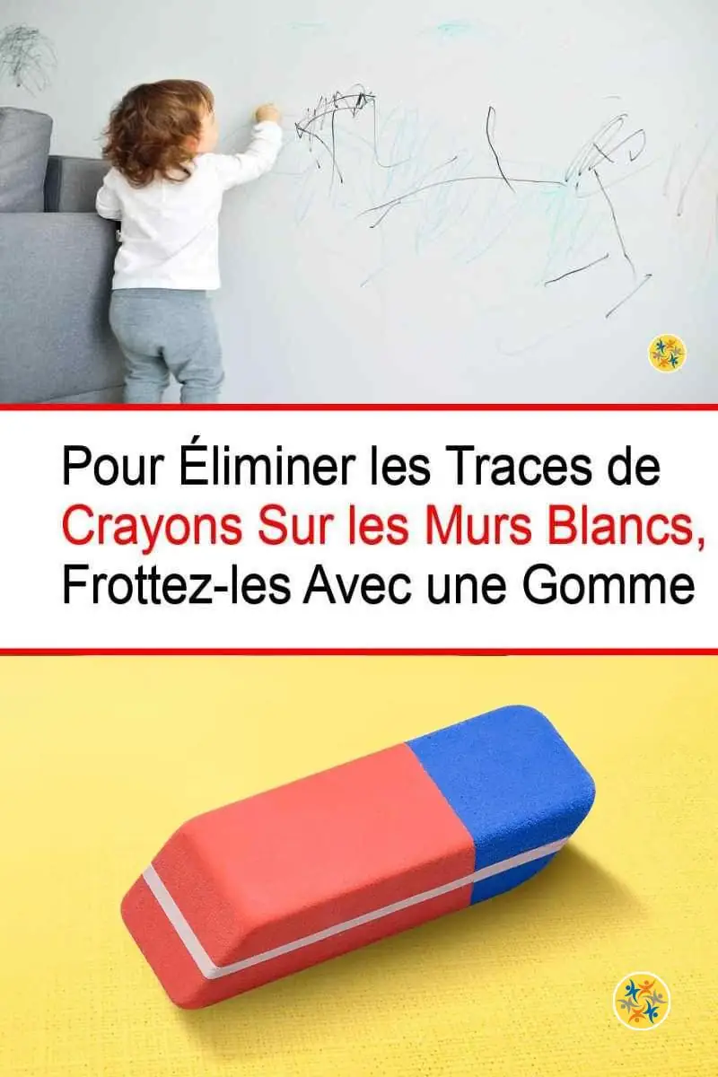 Éliminer les traces de crayons sur les murs avec une gomme