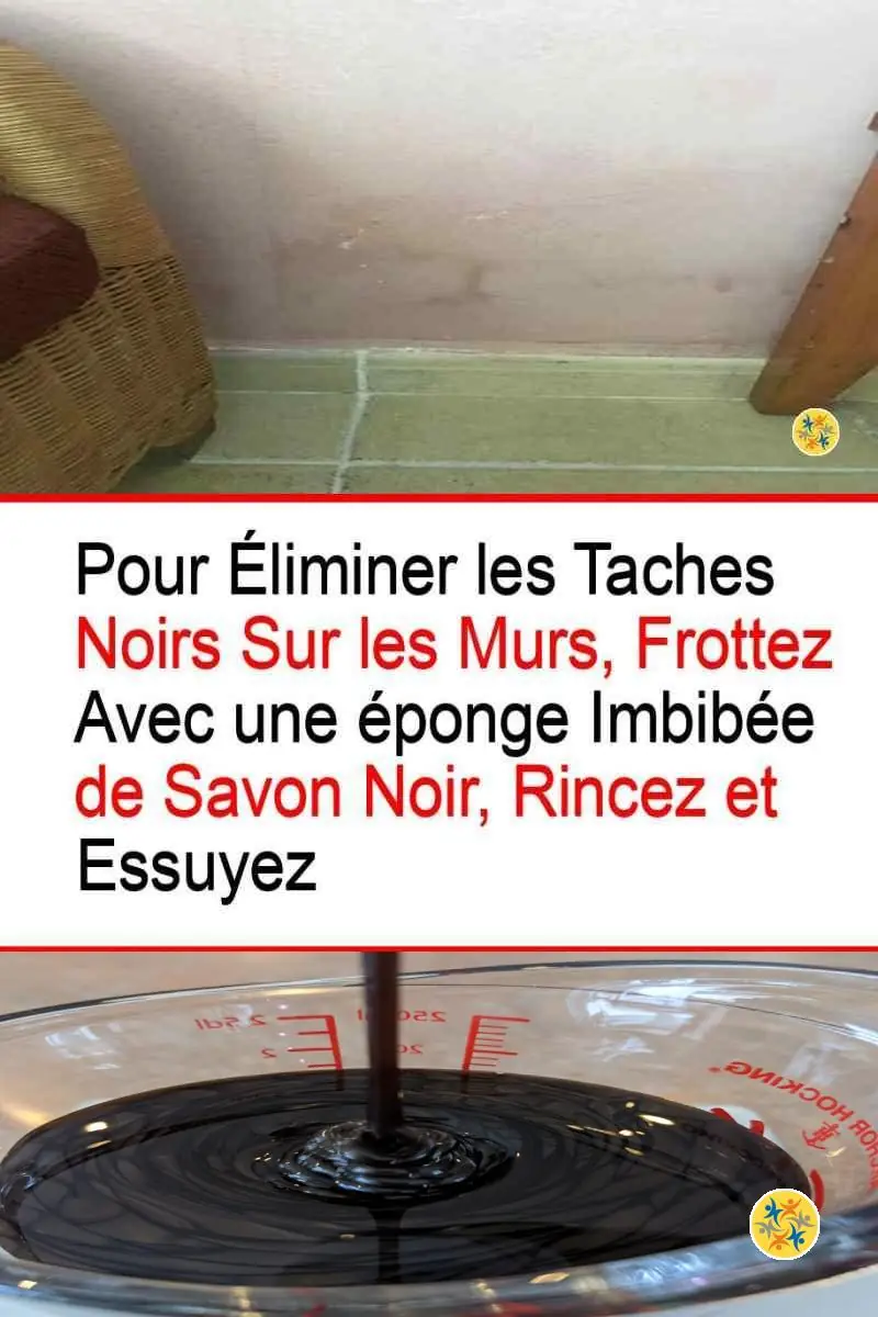 Éliminer les taches noires sur les murs avec le savon noir