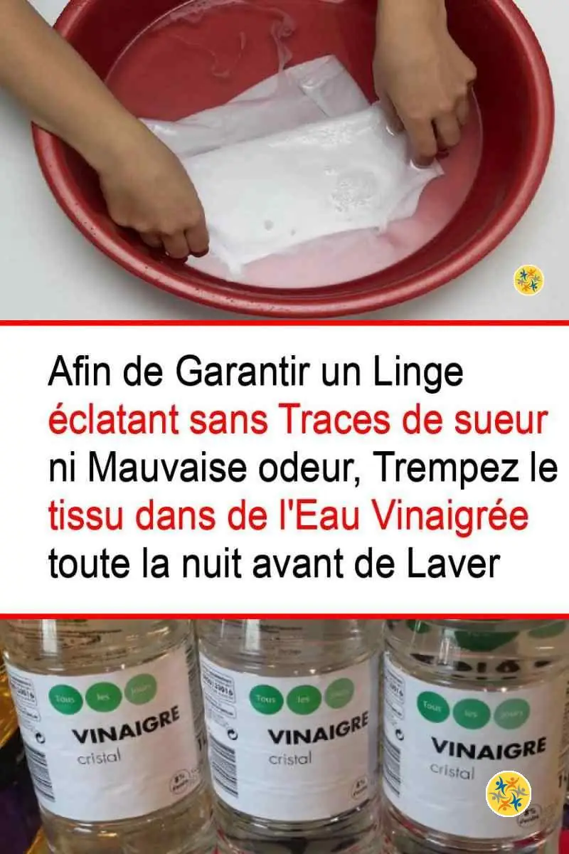 Description de l'étape de lavage pour détacher le linge 