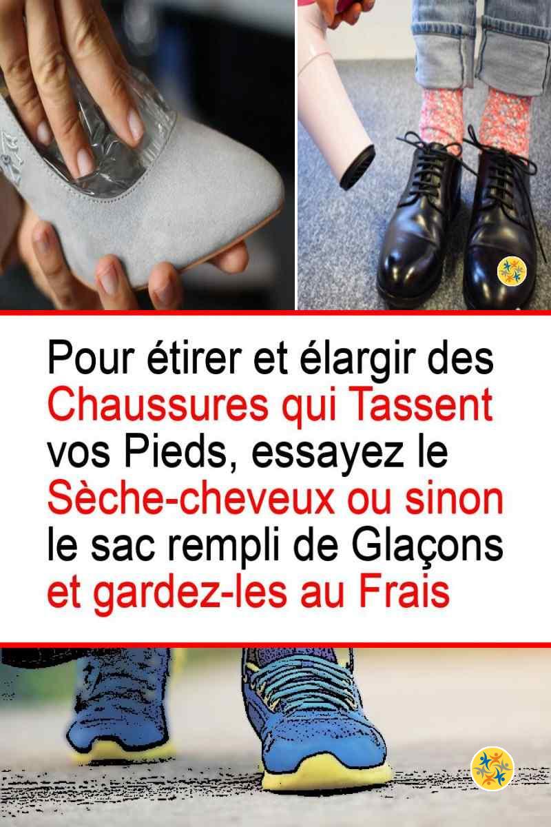 Chaussures et solutions basées sur le changement de température 